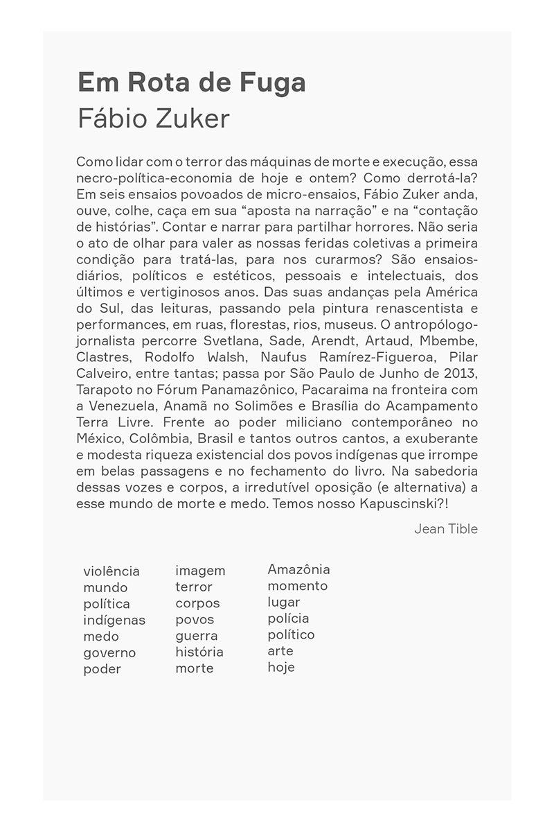Em rota de fuga